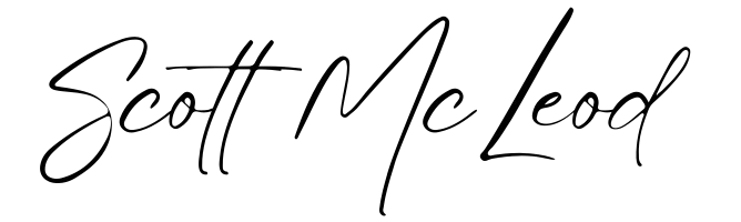 Scott McLeod Logo White